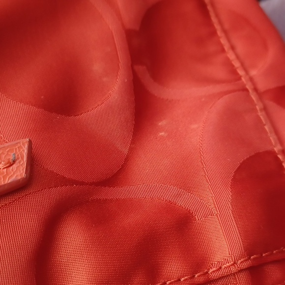 Coach F77408 Nylon Orange - Picture 12 of 13
